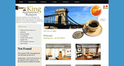 Desktop Screenshot of kingapartments.hu