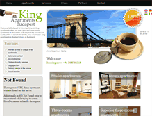 Tablet Screenshot of kingapartments.hu
